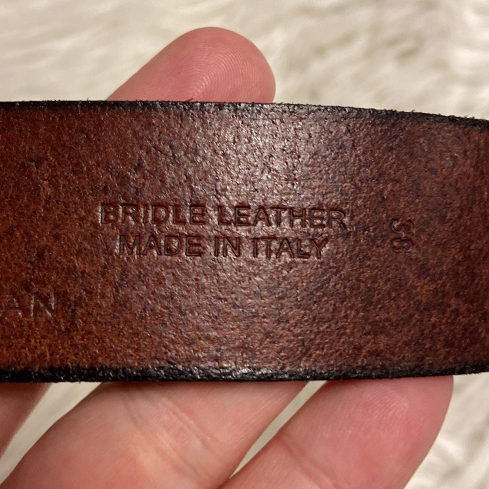 Martin Dingman Bridle Leather Man Belt excellent condition see all photos - Picture 6 of 16